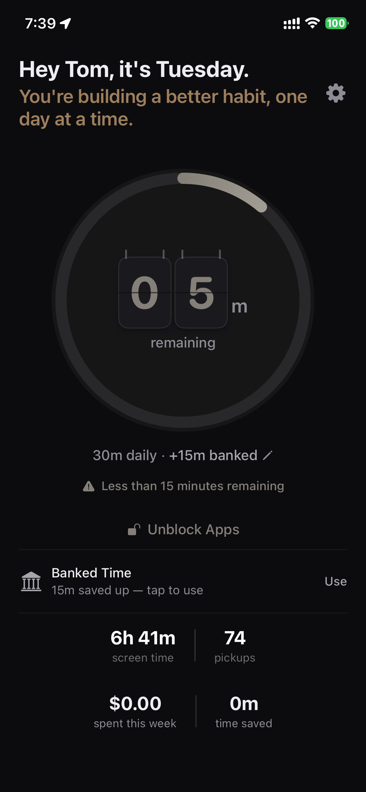 Omit App - Screen Time Management